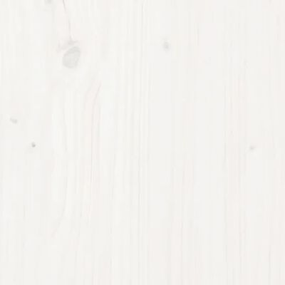 vidaXL Sängynrunko valkoinen 160x200 cm täysi mänty