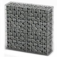 vidaXL Gabion/kivikori kansilla galvanoitu vaijeri 100x100x30 cm