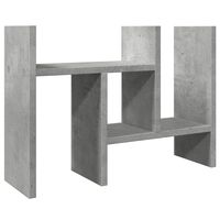 vidaXL Pöydän järjestäjä betoninharmaa 34,5x15,5x35,5 cm tekninen puu