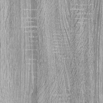 vidaXL Seinäkuutiohyllyt 2 kpl harmaa Sonoma 100x15x30 cm tekninen puu