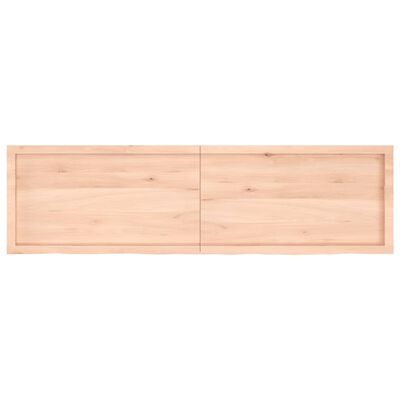 vidaXL Pöytälevy 180x50x(2-6) cm käsittelemätön täystammi