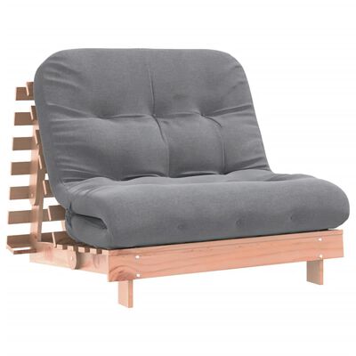 vidaXL Futon vuodesohva patjalla 100x206x11 cm täysi douglaskuusi