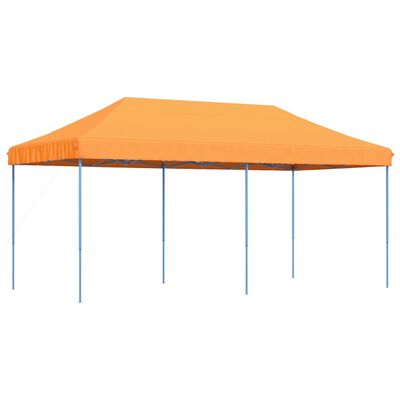 vidaXL Taitettava pop-up juhlateltta oranssi 580x292x315 cm