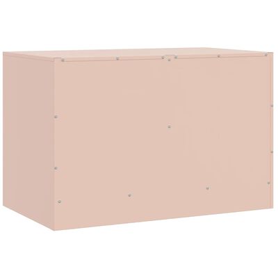 vidaXL TV-taso pinkki 67x39x44 cm teräs