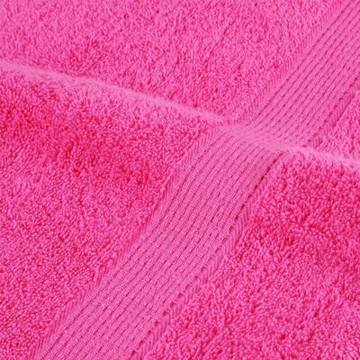 vidaXL Premium Pyyhkeet SOLUND 4 kpl pinkki 100x200 cm 600 gsm