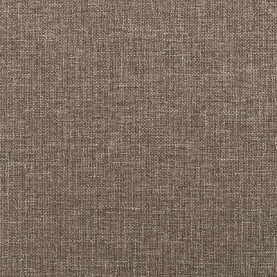 vidaXL Pussijousipatja taupe 90x190x20 cm kangas