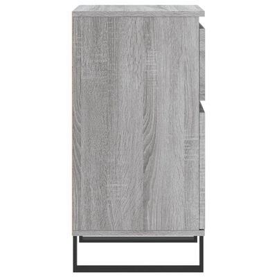 vidaXL Senkit 2 kpl harmaa Sonoma 40x35x70 cm tekninen puu