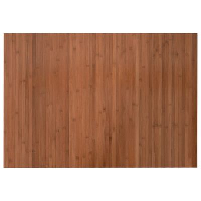 vidaXL Matto suorakaide ruskea 70x100 cm bambu