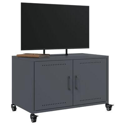 vidaXL TV-taso antrasiitti 68x39x43,5 cm teräs