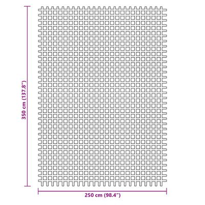 vidaXL Retkeilymatto sininen 3,5x2,5 m