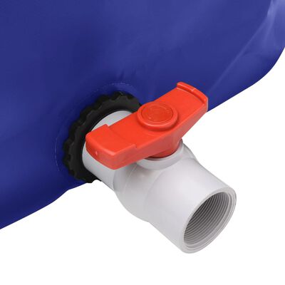 vidaXL Taitettava vesisäiliö hanalla 360 l PVC