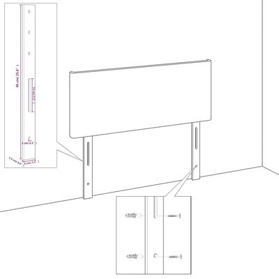 vidaXL Päätylevyt 2 kpl tummanharmaa 72x5x78/88 cm kangas