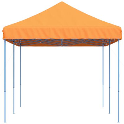 vidaXL Taitettava pop-up juhlateltta oranssi 580x292x315 cm