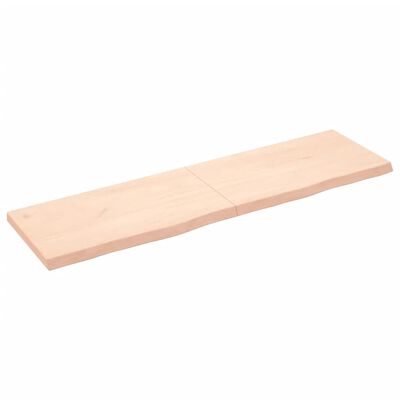 vidaXL Pöytälevy 180x50x(2-6) cm käsittelemätön täystammi