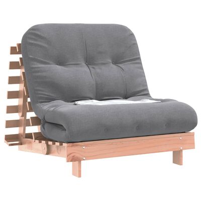 vidaXL Futon vuodesohva patjalla 90x206x11 cm täysi douglaskuusi