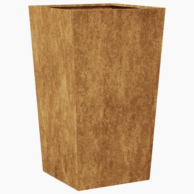 vidaXL Puutarhakukkalaatikot 2 kpl 45x45x75 cm Corten teräs