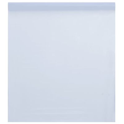 vidaXL Staattinen ikkunakalvo 3 kpl himmeä läpinäkyvä valkoinen PVC