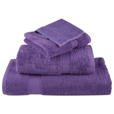 vidaXL Premium Pyyhkeet 8-osaa SOLUND violetti 600 gsm