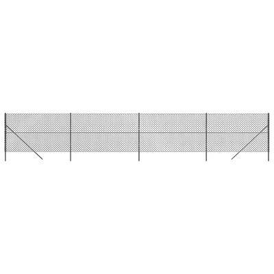 vidaXL Verkkoaita antrasiitti 2,2x10 m