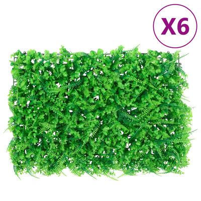  vidaXL Keinotekoinen saniaisaita 6 kpl vihreä 40x60 cm