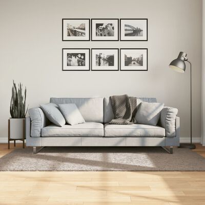 vidaXL Pörrömatto PAMPLONA korkeanukka moderni beige 100x200 cm