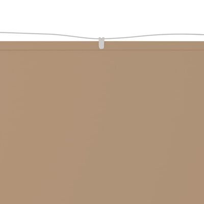 vidaXL Pystymarkiisi harmaanruskea 100x420 cm Oxford kangas