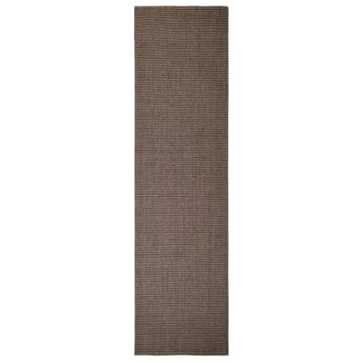 vidaXL Matto luonnollinen sisal 80x300 cm ruskea