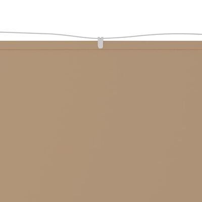 vidaXL Pystymarkiisi harmaanruskea 60x800 cm Oxford kangas