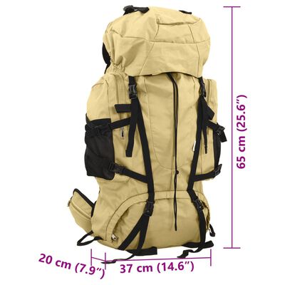 vidaXL Rinkka khaki 60 L oxford kangas