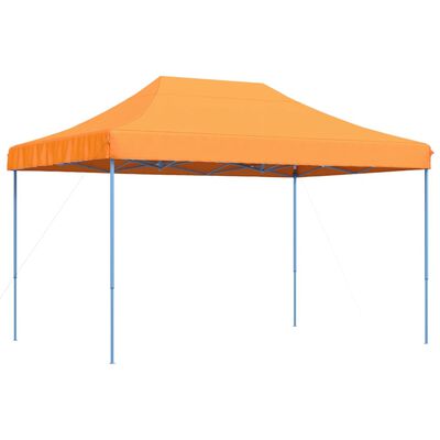 vidaXL Taitettava pop-up juhlateltta oranssi 410x279x315 cm