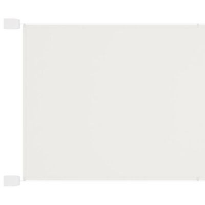 vidaXL Pystymarkiisi valkoinen 180x1200 cm Oxford kangas