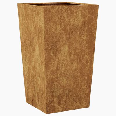 vidaXL Puutarhakukkalaatikot 2 kpl 45x45x75 cm Corten teräs