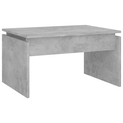 vidaXL Sohvapöytä betoninharmaa 68x50x38 cm tekninen puu