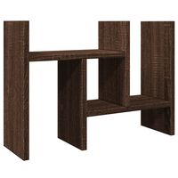 vidaXL Pöydän järjestäjä ruskea tammi 34,5x15,5x35,5 cm tekninen puu
