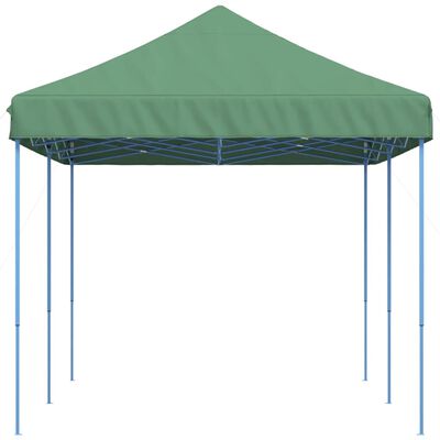 vidaXL Taitettava pop-up juhlateltta vihreä 580x292x315 cm