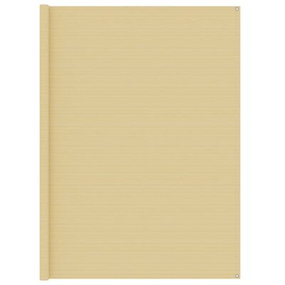 vidaXL Telttamatto beige 250x250 cm HDPE