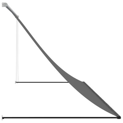 vidaXL Sisäänkelattava markiisi antrasiitti 300x150 cm kangas ja teräs