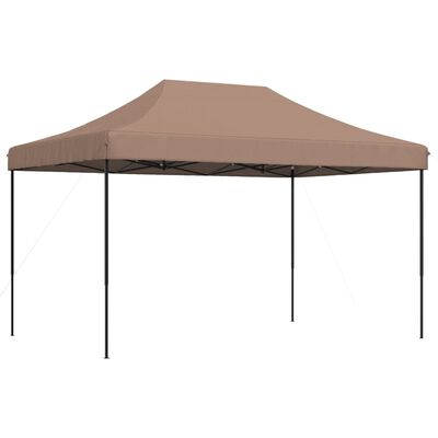 vidaXL Taitettava pop-up juhlateltta ruskea 440x292x315 cm