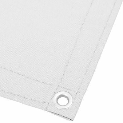 vidaXL Parvekesuoja valkoinen 90x800 cm 100% Oxford polyesteri