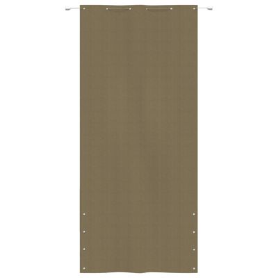 vidaXL Parvekkeen suoja taupe 120x240 cm Oxford kangas