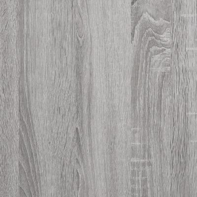 vidaXL Sohvapöytä harmaa Sonoma 100x50x35 cm tekninen puu