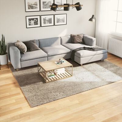 vidaXL Matto ISTAN korkeanukkainen kiiltävä beige 200x280 cm