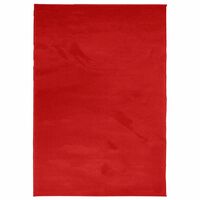 vidaXL Matto OVIEDO lyhytnukkainen punainen 200x280 cm