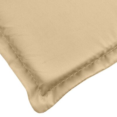 vidaXL Matalaselkätuolin tyynyt 6 kpl beige 100x50x4 cm kangas