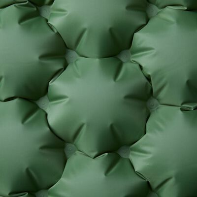 vidaXL Itsetäyttyvä retkeilypatja tyynyillä 2 hengelle vihreä