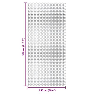 vidaXL Retkeilymatto antrasiitti 5,5x2,5 m