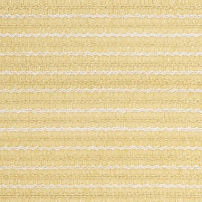 vidaXL Telttamatto beige 250x250 cm HDPE