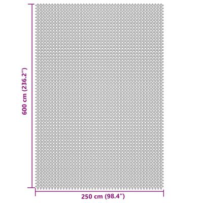 vidaXL Retkeilymatto kerma 6x2,5 m