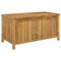 vidaXL Ulkosäilytyslaatikko 110x52x55 cm bambu