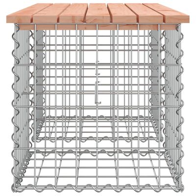 vidaXL Puutarhapenkki kivikori tyyli 103x44x42 cm täysi douglaskuusi